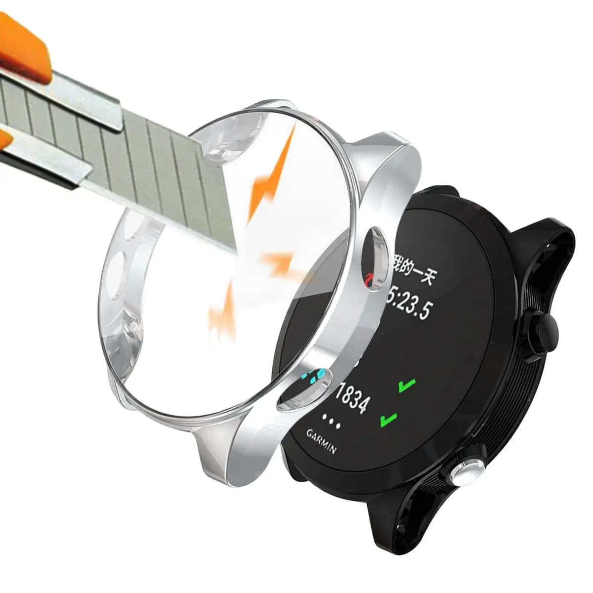 Étui de protection complet pour Garmin forerunner 935 945, accessoires de montre intelligente, étuis à cadre 360, protection d'écran en TPU, nouveau