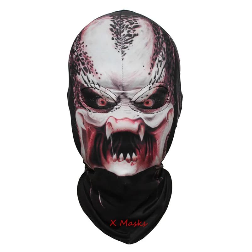 Le masque du prédateur, Costume de cagoule d'halloween, casque d'appel en plein air, masques de motard en plein air, hors-service de héros pour enfants