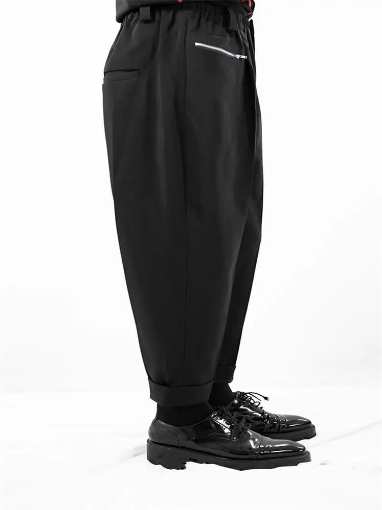 Costume de performance surdimensionné pour hommes, style coiffeur, pantalon décontracté ample, pantalon de club de mode Harlan, personnalité, nouveau style