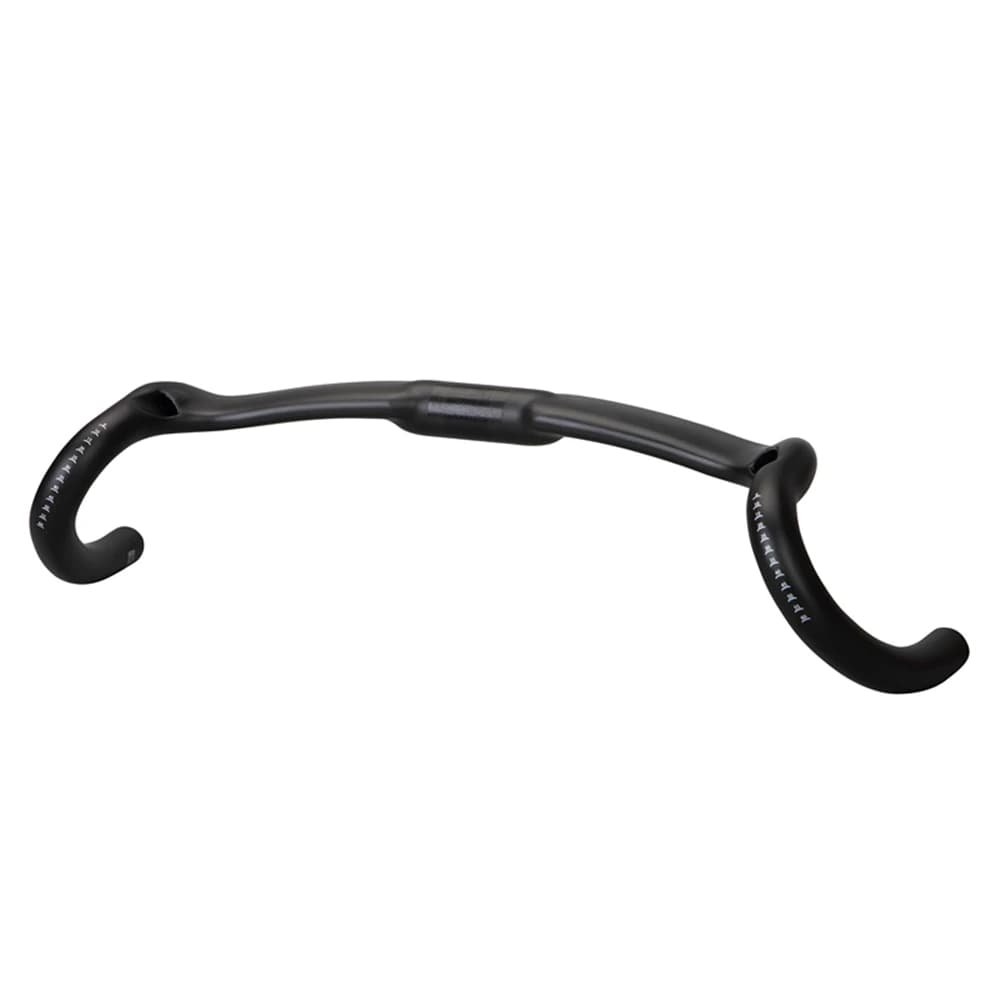 Nouveau guidon de vélo de route en carbone à grande ouverture pour cyclocross, 370/390/410/430 mm, en fibre de carbone