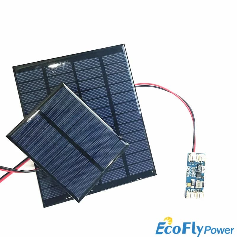 Panneau solaire 12V Mini système solaire bricolage pour batterie chargeurs de téléphone Portable cellule solaire Portable 2W 2.5W 3W avec chargeur solaire CN3791