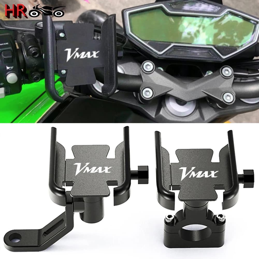Pour YAMAHA VMAX V-MAX 1200 1700 2009-2020 offres spéciales moto CNC accessoires guidon support pour téléphone portable GPS support