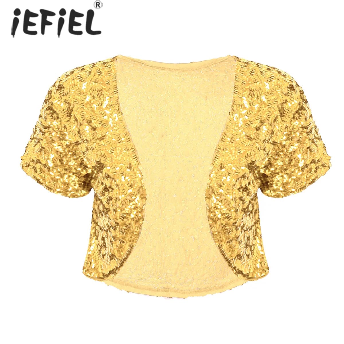 Veste Courte à Paillettes Brillantes pour Femme, Manteau, Costume de Pole Dance, Gilet à Paillettes, Cardigan, Vêtements d'Extérieur pour Boîte de Nuit, Performance sur Scène