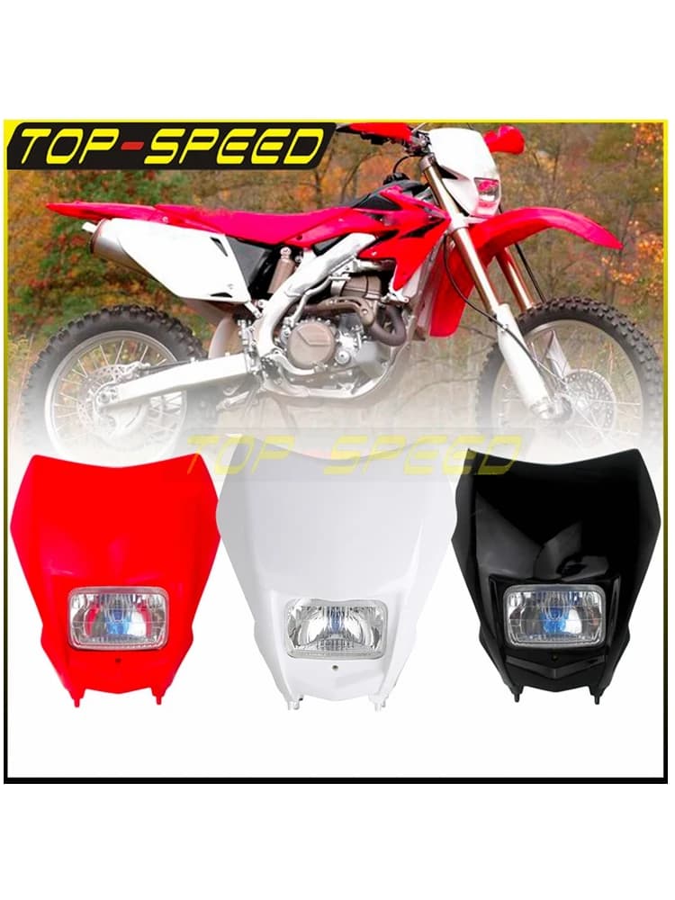 Masque universel de phare avant pour Motocross Enduro MX, pour Honda CRF450 CRF250 CRF230 CRF125 CRF150 CRF110 WR TTR KXF EXC SX