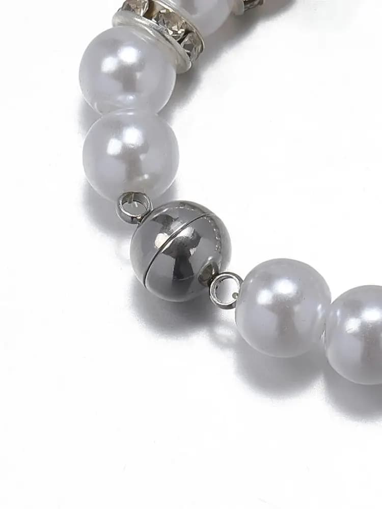 Connecteur de fermoir magnétique en forme de boule en acier inoxydable, convertisseur pour Bracelet et collier, composants de fabrication de bijoux, bricolage, 5 pièces
