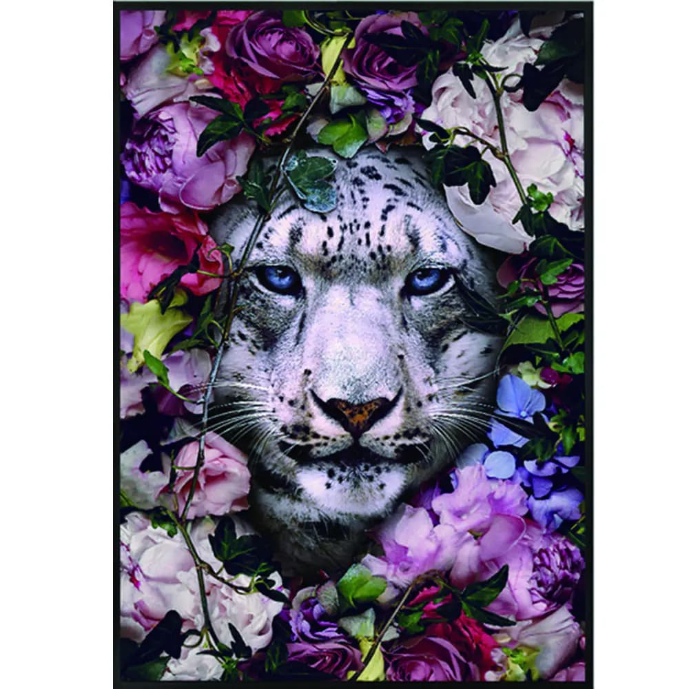 Analyste de broderie au point de croix bricolage, ensemble d'artisanat à pièces grossières, parler de tigre, éléphant, wapiti, orang-outan, fleur animale, vente, 11CT
