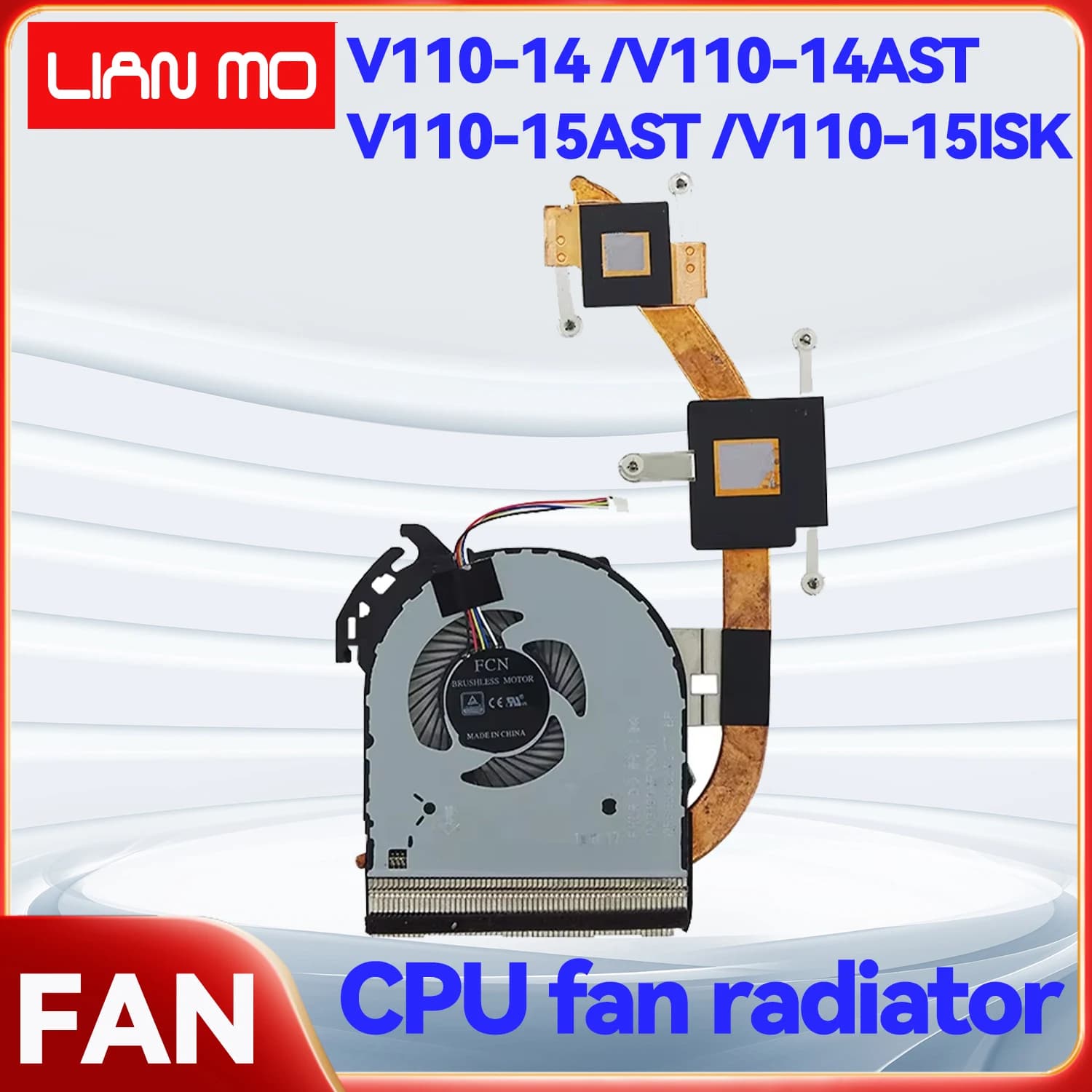 Convient pour Lenovo ThinkSub ventilateur V110-14 V110-14AST ventilateur V110-15AST V110-15ISK Notebook ventilateur aquarium CPU ventilateur aquarium