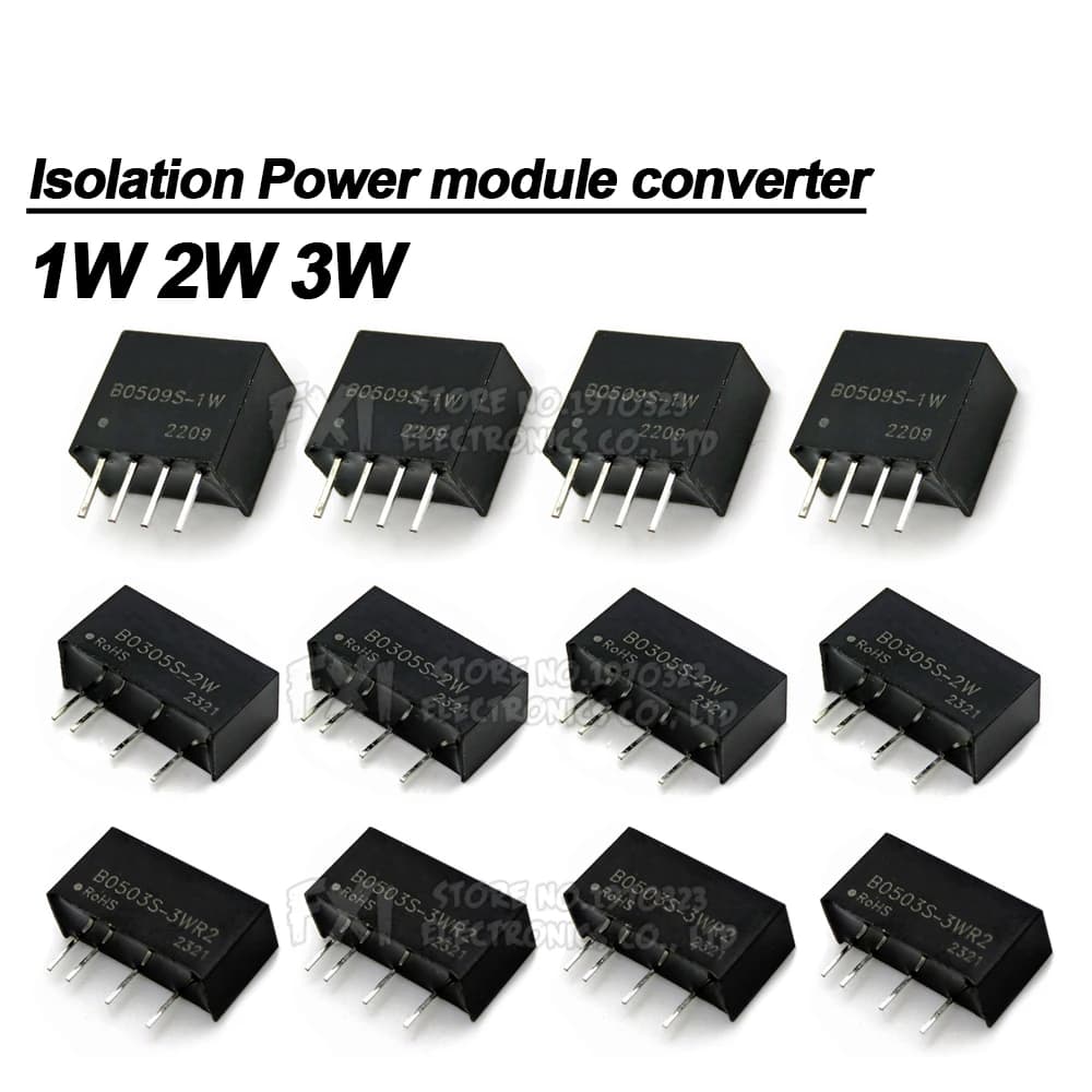 Module d'alimentation régulée B0505S B0505S 1W 2W 3W B0303S B1205S B2405S B1212S A1212, B0505S-1W d'alimentation à découpage isolant