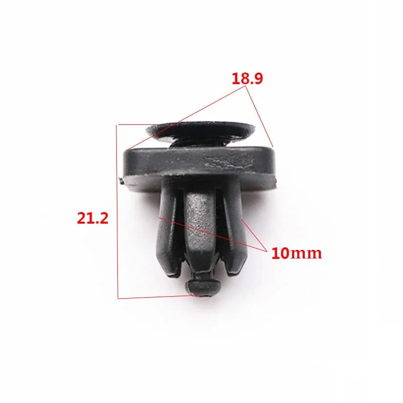Clip de fixation à vis carré, 10 pièces, protection inférieure du moteur du châssis de voiture pour Honda CRV Civic XRV City Vezel Spirior ELYSION Odyssey Accord
