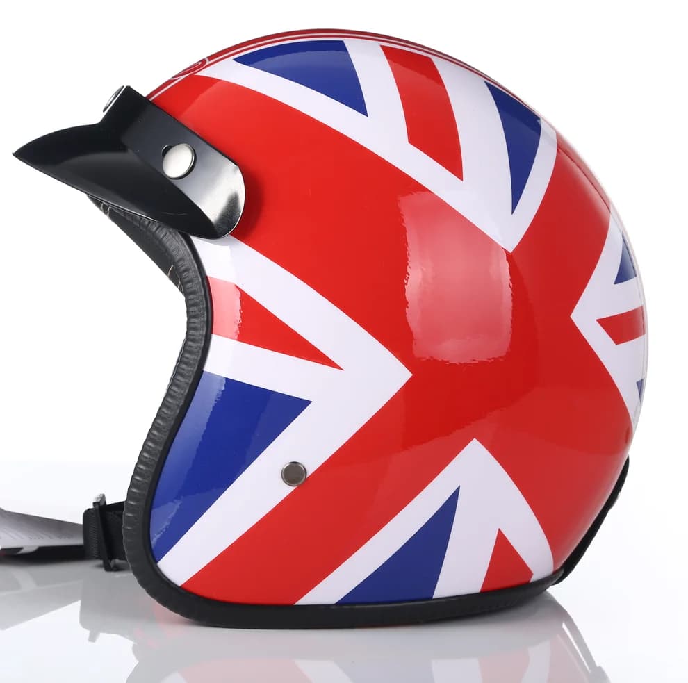 Nouveauté 2023, casque de moto homologué DOT, casque de moto rétro, casque unisexe 3/4, casque Cafe Racer vintage