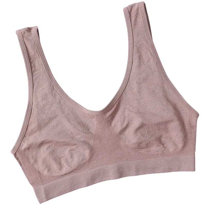 Soutien-gorge tube sans couture pour femme, lingerie sexy à dos bas, confortable, sans doublure, crop top sans manches, hauts de soutien-gorge unis