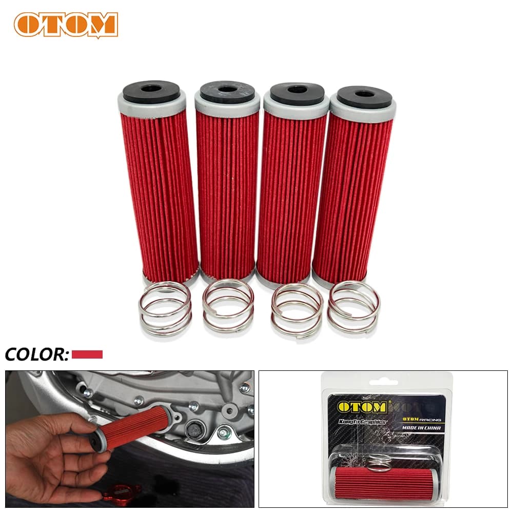 OTOM – filtre à huile et à carburant pour moto, accessoires pour moteur ZONGSHEN NC250 NC450 KAYO RX3 Motoland BSE AVANTIS BRZ FXMOTO X3