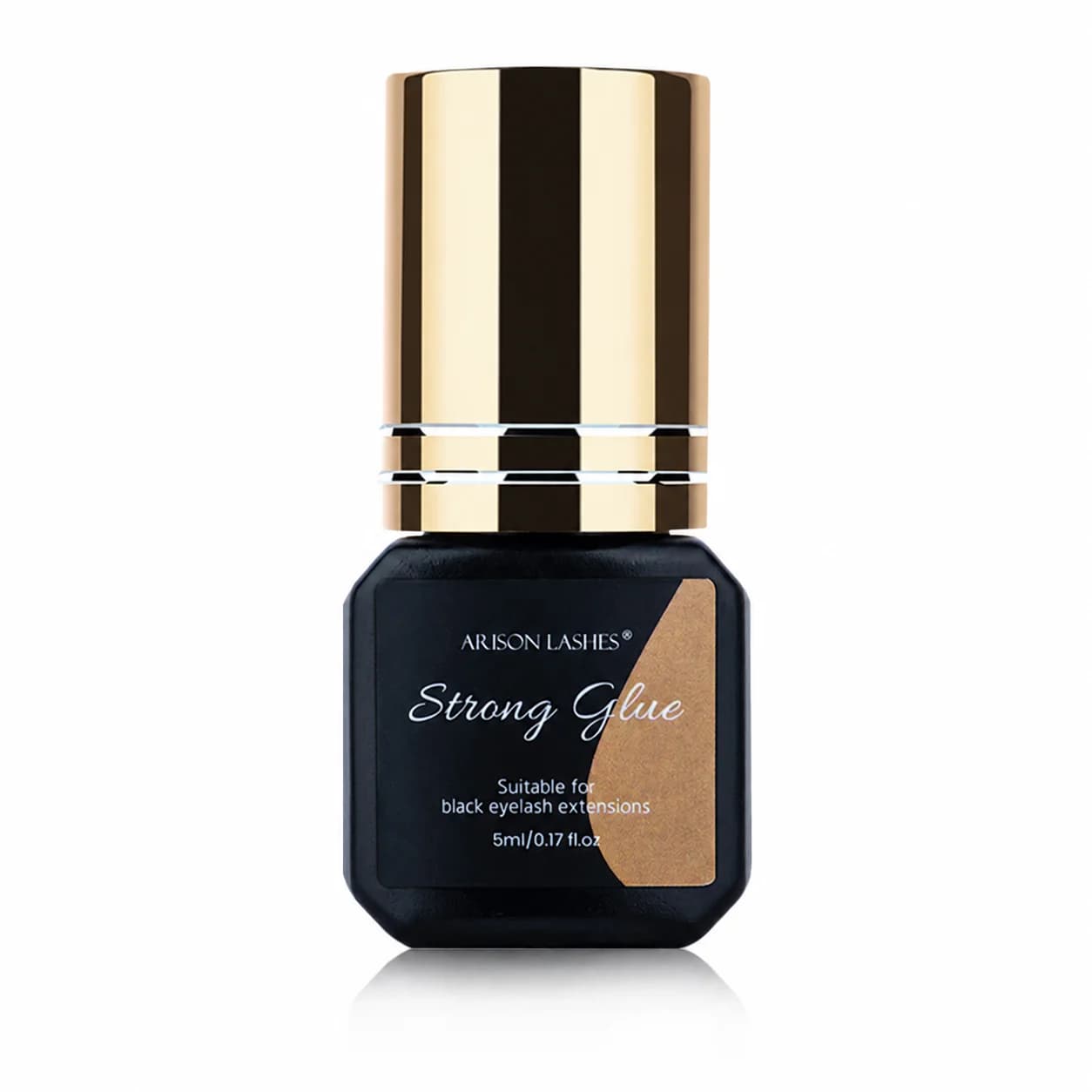 Colle pour extensions de cils ARISON 1s à séchage rapide 5ml, adhésif non irritant, colle noire pour cils YY et W, tenue 5-7 semaines, sans odeur
