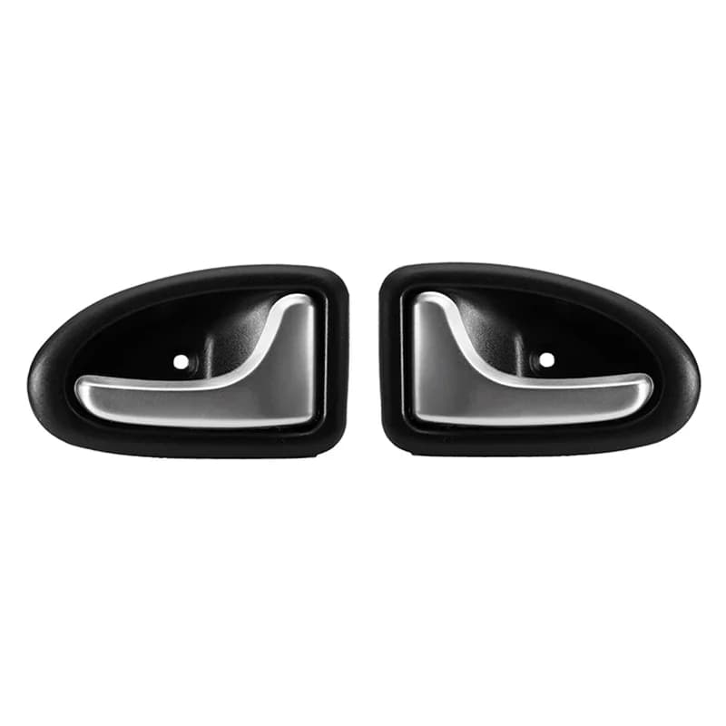 Poignée de porte de voiture gauche et droite en argent mat pour Renault Megane I 1995-2002 Clio II 1998-2008 Scenic I 1999-2005 Trafic II 2001-2014