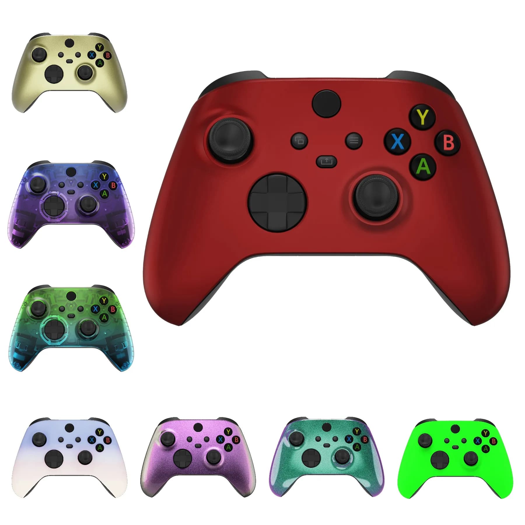 eXtremeRate Boîtier de plaque frontale de remplacement pour contrôleur sans fil Xbox Core (Xbox Series X/S)