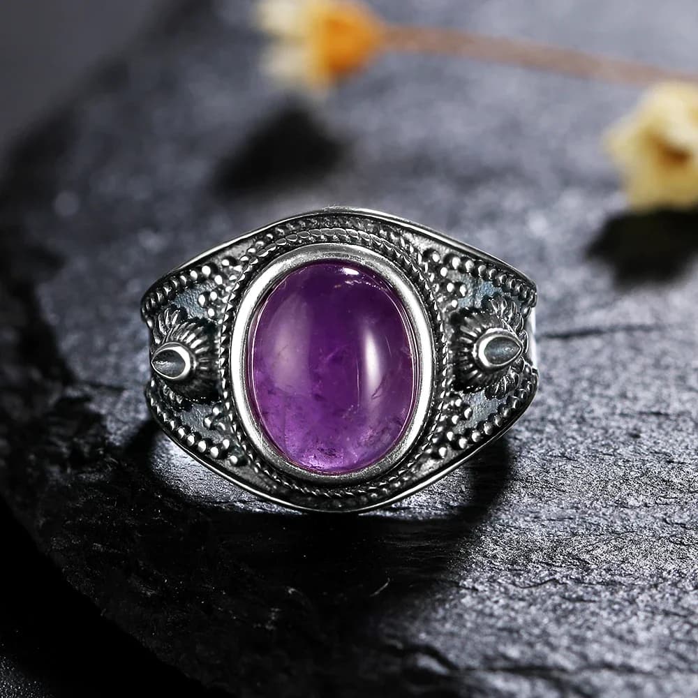 Nasiya-Bagues en argent naturel pour hommes et femmes, bijoux fins, fête de mariage, fiançailles, cadeaux de travailleurs, Alanding Yst, S925