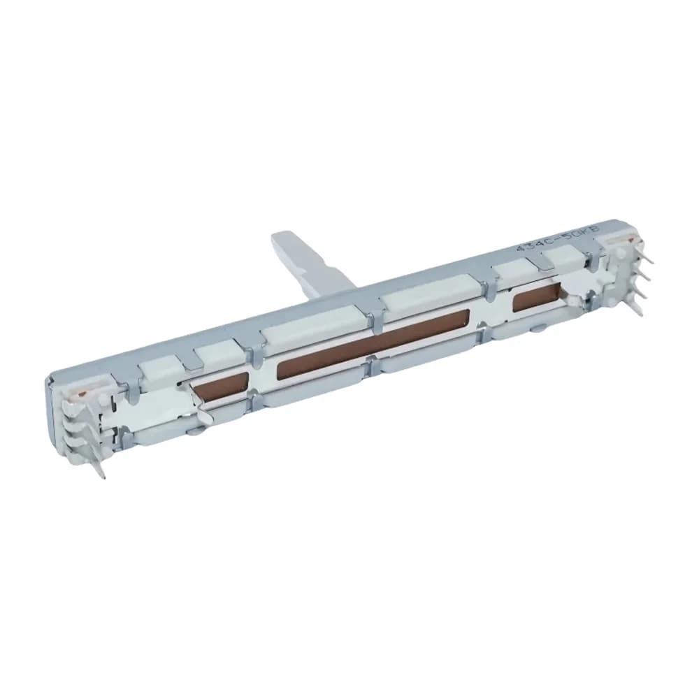 1 pièce Potentiomètre coulissant ALPS 7,5 cm 10KAX2 20KAX2 10KBX2 50KB, unité simple ou double, pour mixeur, poussoir de volume, poignée de fader RS6011 15 mm