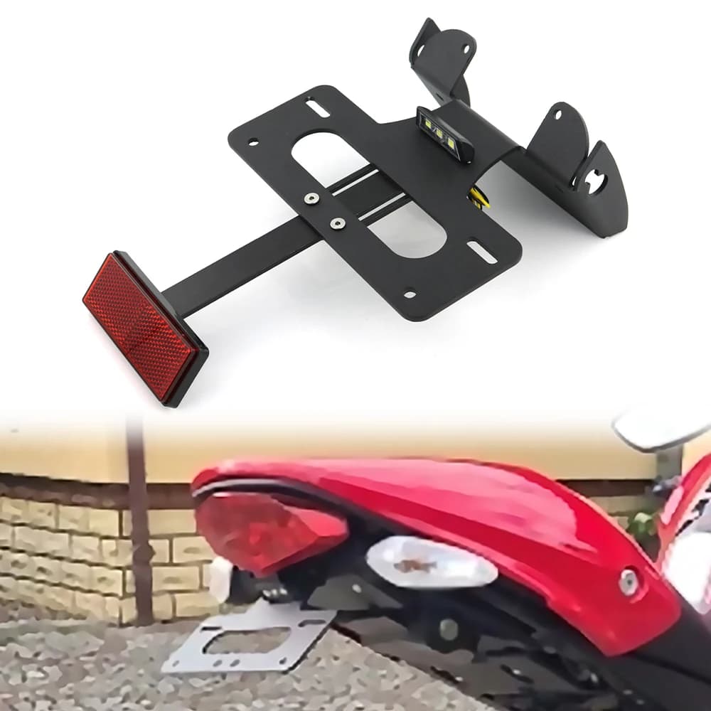 Support de plaque d'immatriculation arrière pour Ducati Monster 696 795 796 (796 Evo) 1100 (1100 Evo)
