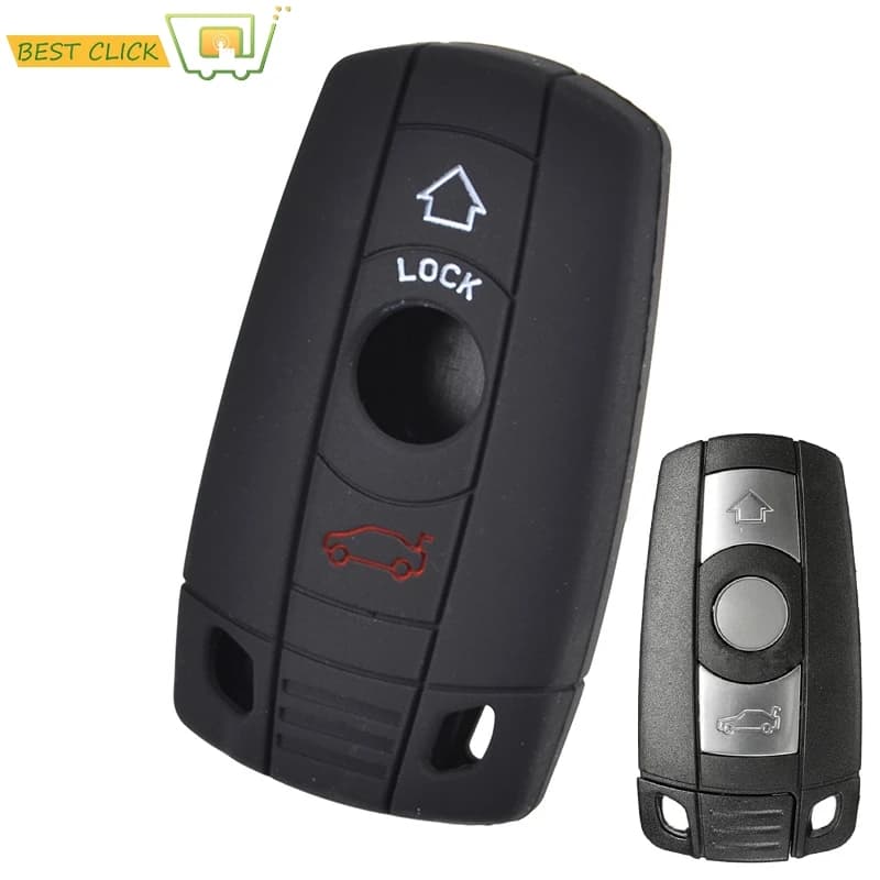 Housse de protection pour clé en Silicone, pour BMW série 1 3 5 6 7 X3 X5 E36 E39 E90 E91 E92 E60, support de coque sans clé