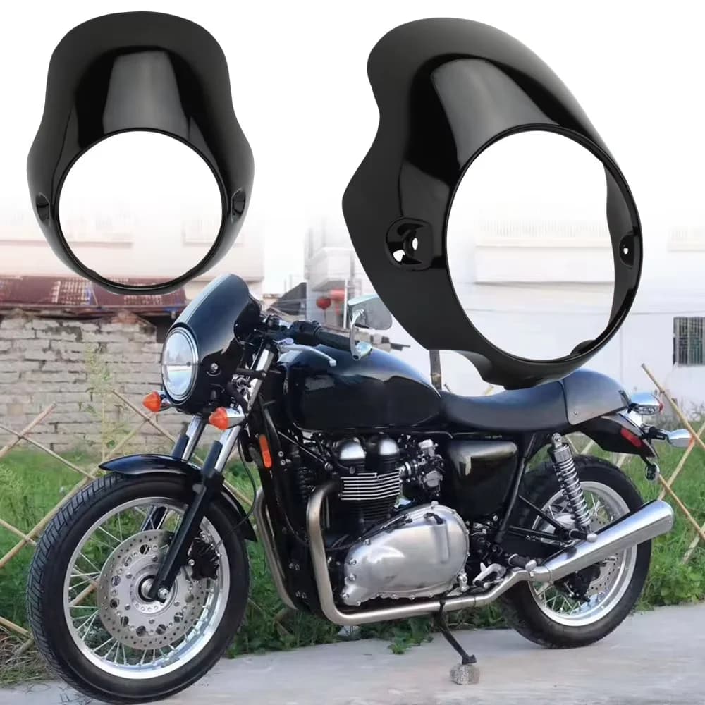 Pare-brise avant classique pour Triumph Bonneville T100 T120, style Cafe Racer