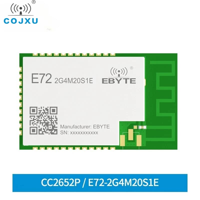 CC2652P multi-protocole 2.4GHz sans fil module 20dBm 100mW SMD SoC module de qualité industrielle sans fil Transcsec E72-2G4M20S1E