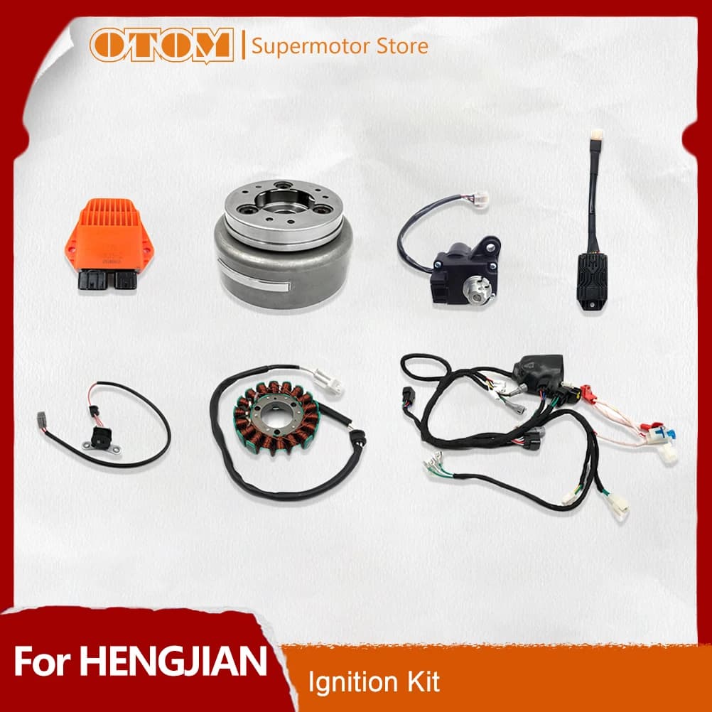 OTOM moto HJ250H bobine électrique faisceau de câblage servomoteur allumage CDI allumeur pour HENGJIAN 2 temps 250 MT250