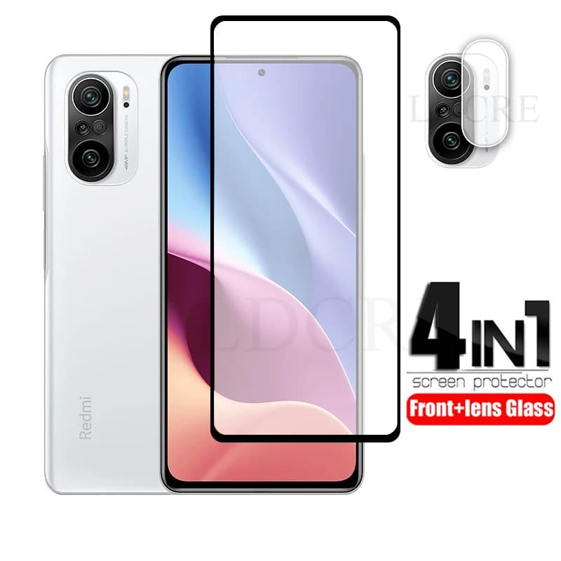 Verre de protection complète pour Xiaomi Redmi K40, 2 pièces, pour Redmi K40 Pro Plus K40, lentille de jeu