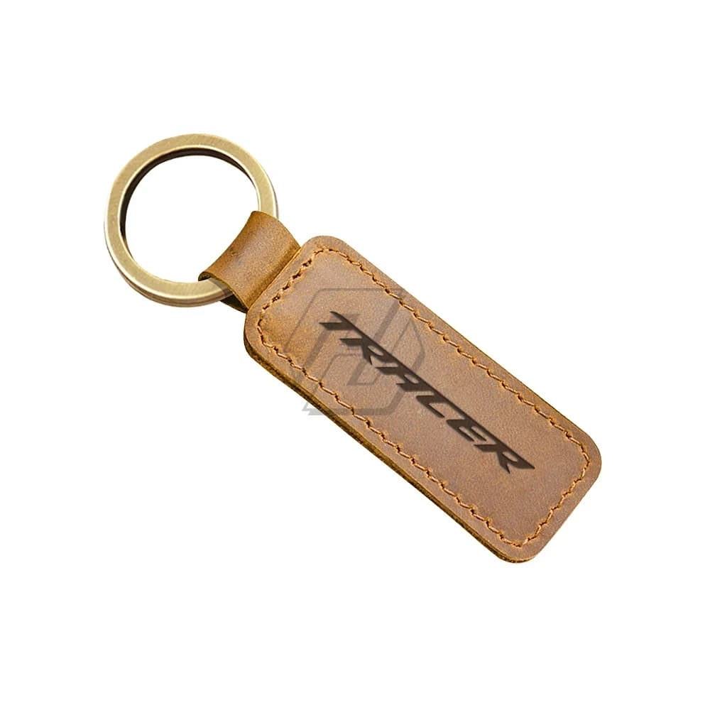 Porte-clés en cuir de vachette moto Keyring Case pour Yamaha MT-07 MT-09 contrebandier 125 700 900