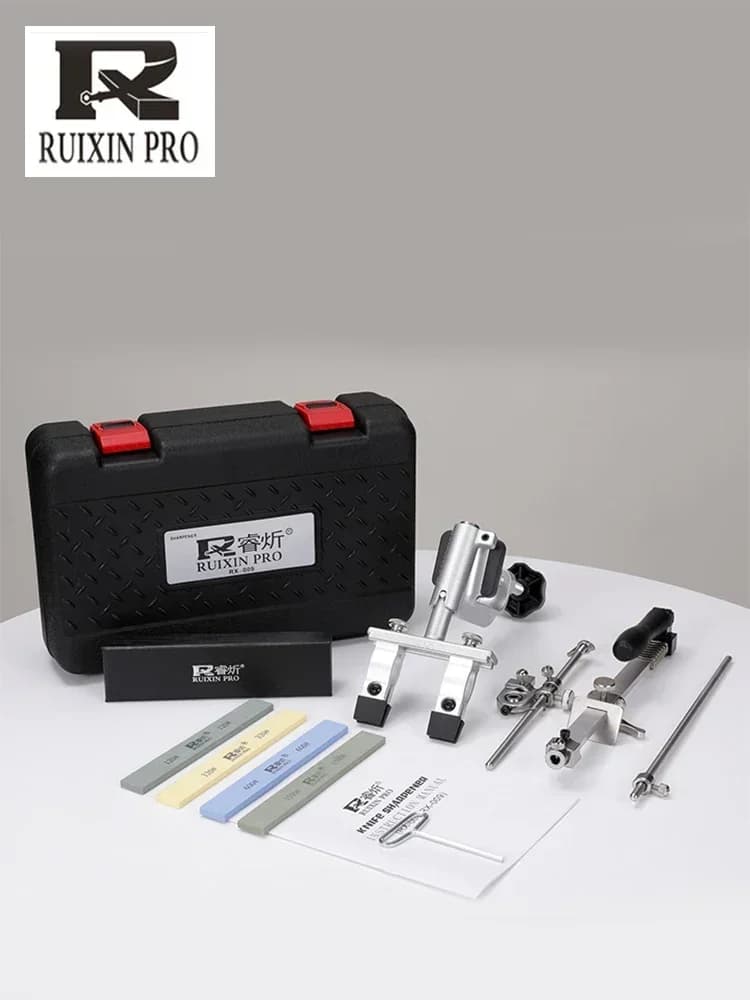 Nouveau RUIXIN PRO RX 009 aiguiseur à Angle fixe aiguiseur de couteaux diamant pierre à aiguiser pierre à aiguiser polissage pâte de cuir