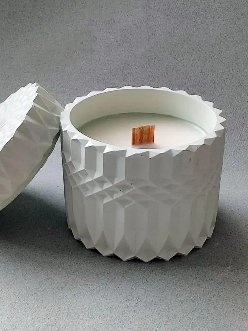 Boîte de rangement de bijoux en ciment, bougie en béton, beaucoup de moules, pot de fleurs en jémonite, pot de bougie, moule en plâtre, jardinières de bricolage