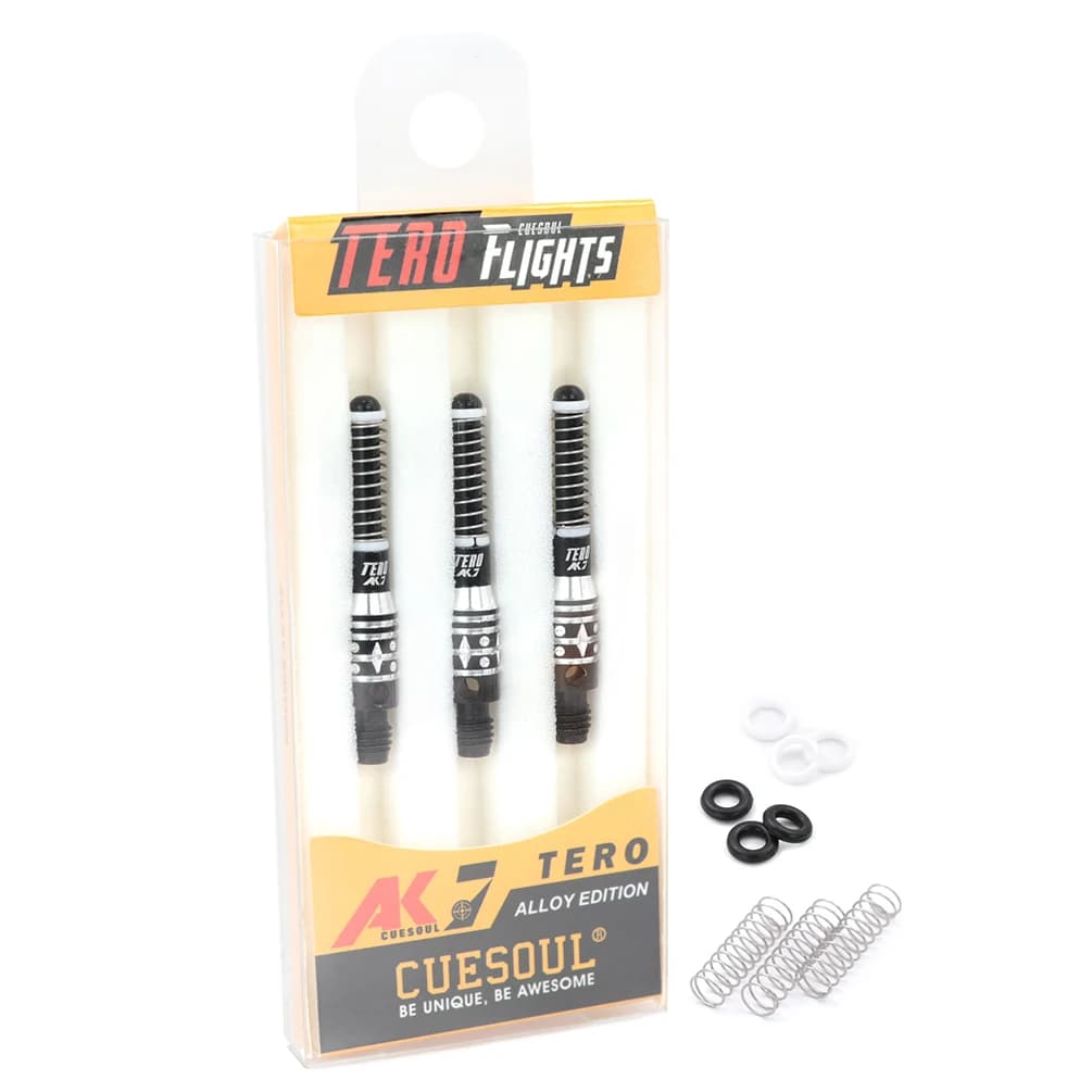 Toxique ESOUL TERO AK7-Fléchettes, longueur 33.6mm/37.2mm/43.7mm/47.1mm/53.1mm