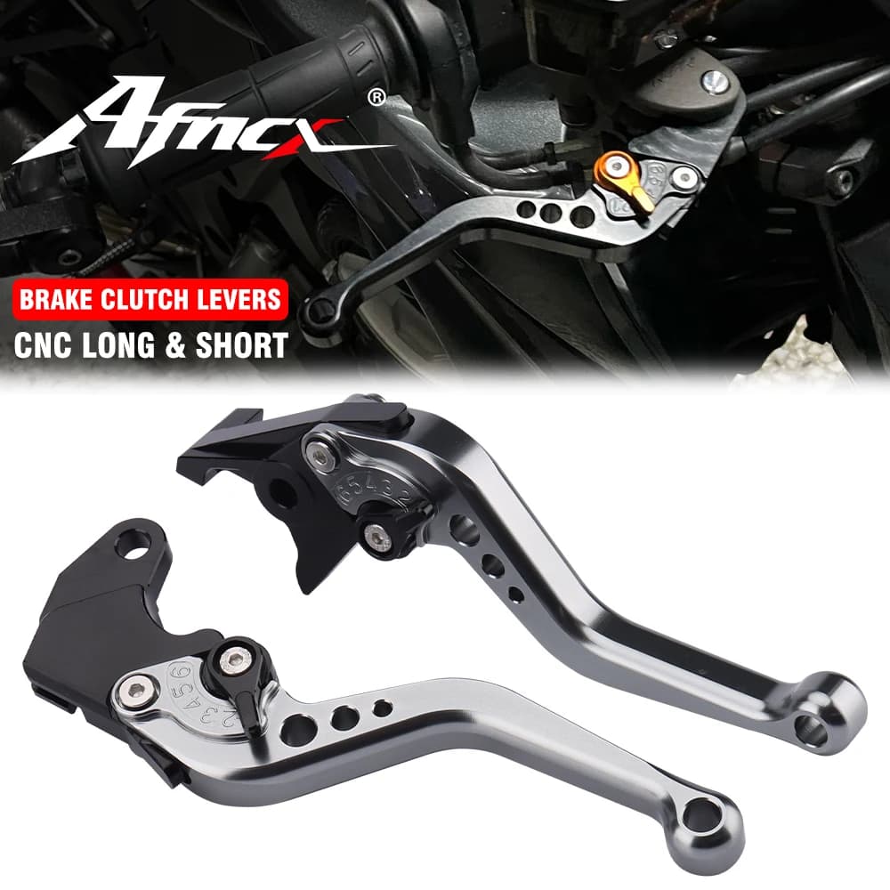 Leviers de frein et d'embrayage longs et courts, pour moto Yamaha FZ1 Fazer FZS 1000 2001 – 2005 YZF R6S R1 YZFR1 YZFR6S YZF-R1 YZF-R6 XJR400