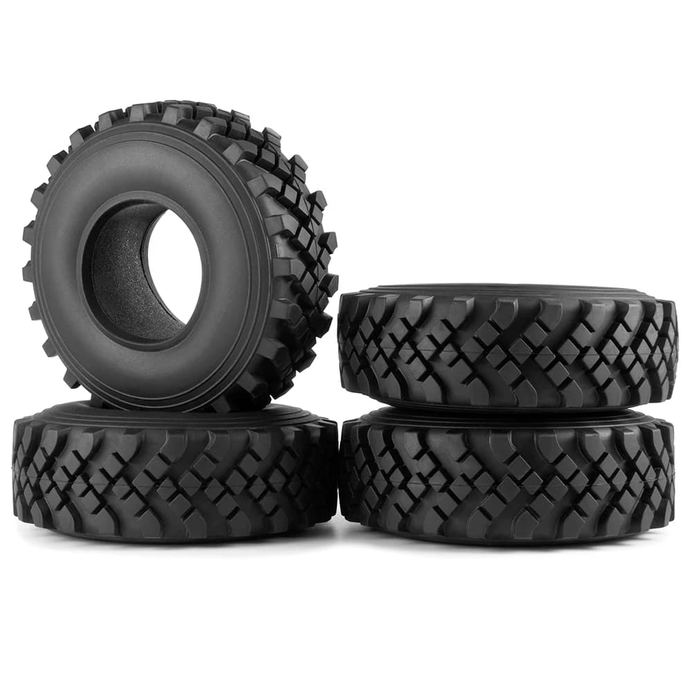 Pneus en caoutchouc Beadlock AXSPEED de 2,2 pouces (40 mm de largeur) avec mousse pour jantes de voiture RC Axial Wraith 1/10, pièces de mise à niveau pour véhicules tout-terrain.