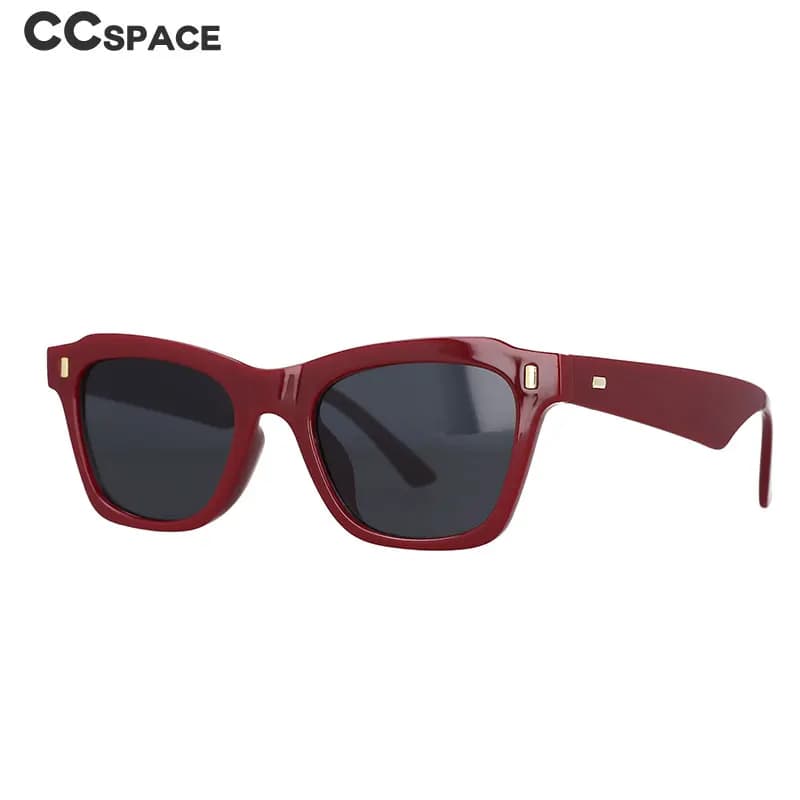 Lunettes de soleil rétro œil de chat pour femmes, Rivet, luxe, Vintage, miroir, Uv400, 53018