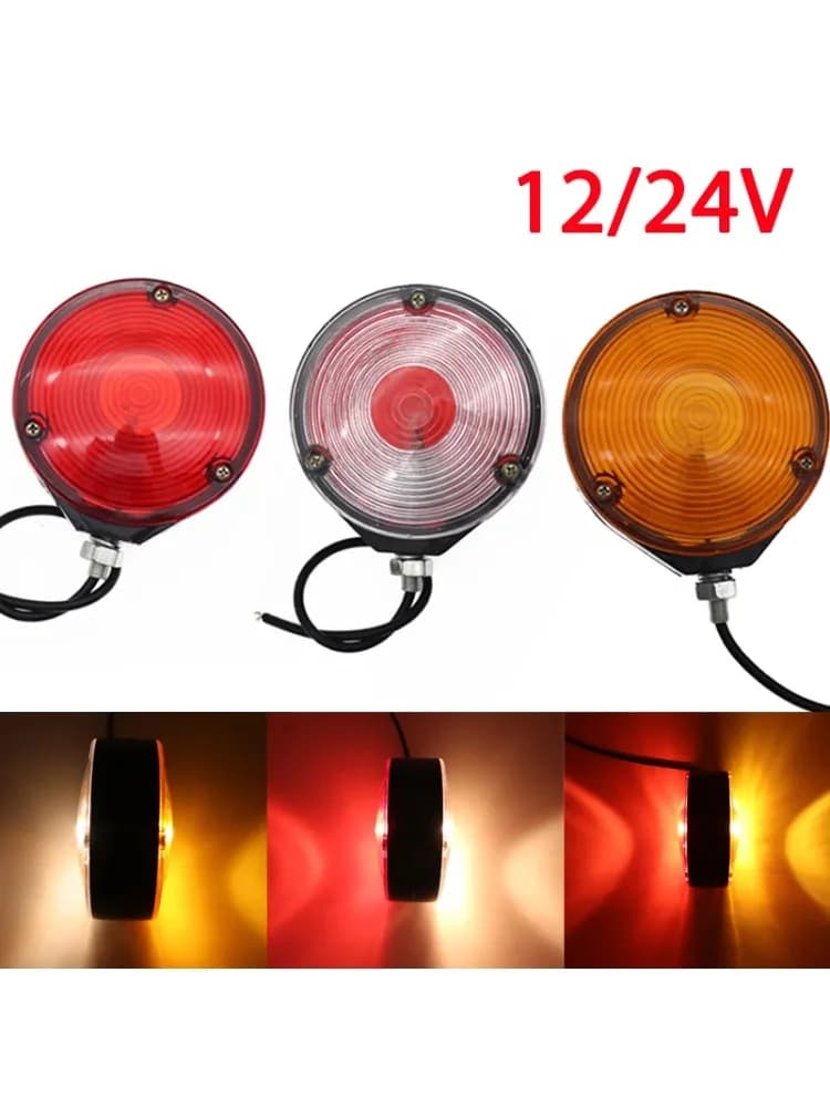 Ampoule de voiture universelle 12V/24V double face, feu de position latéral, lampe de signalisation pour fourgonnette, camion, remorque, accessoires de voiture