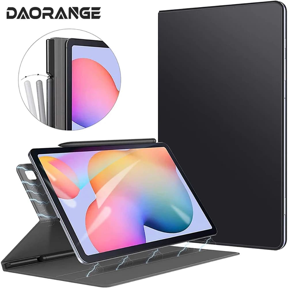 Étui magnétique pour tablette Samsung Galaxy Tab S6 Lite 2020 SM-P610 P615, housse intelligente pour Galaxy Tab S7 S8 Plus SM-T970 T870 X700