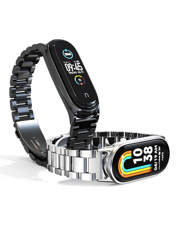 Bracelet en métal pour Mi Band 11 10 9 8 7 6 5 bracelet pour Xiao mi Mi Band 10 bracelet pour Mi Band 9 Mi Band 8 bracelet en acier inoxydable