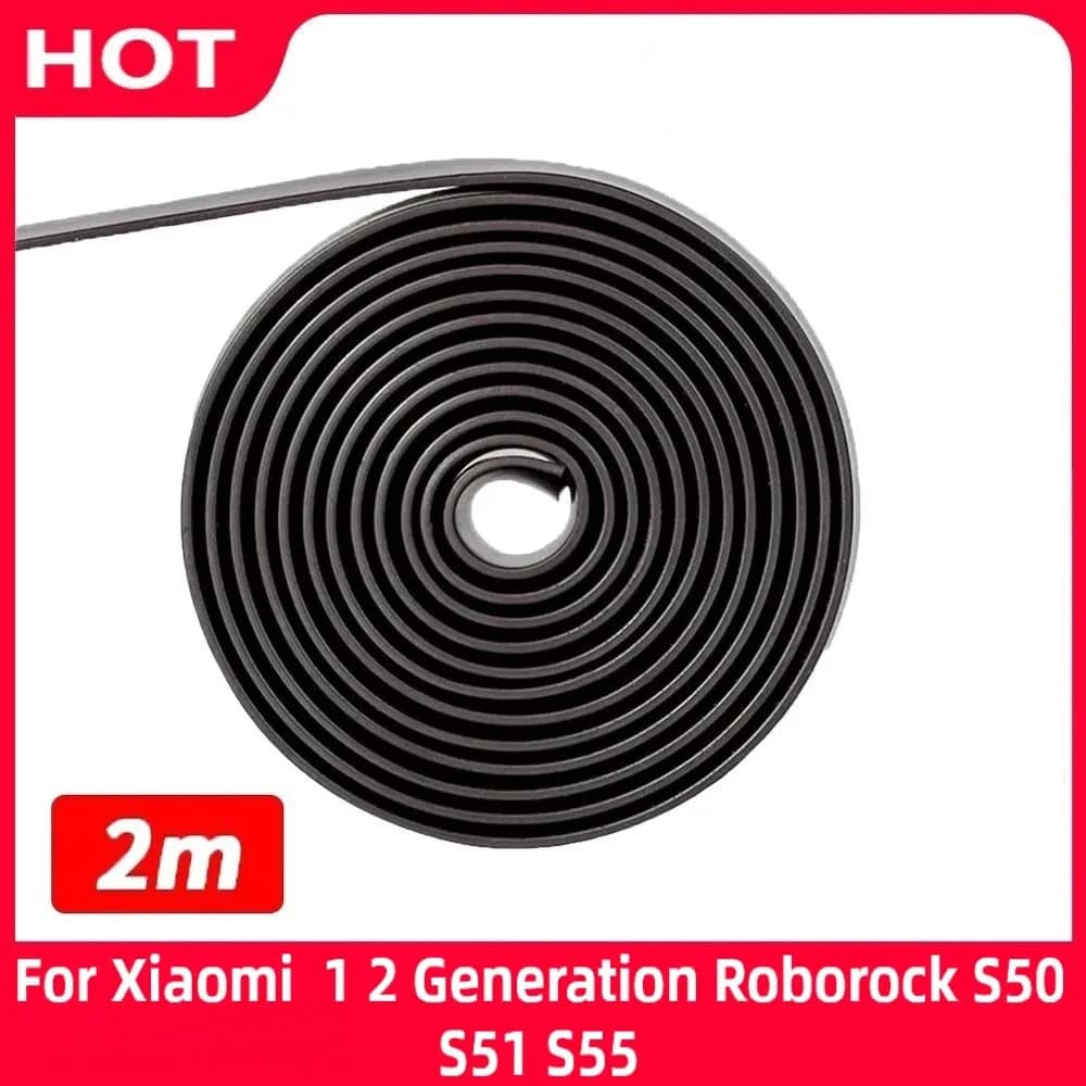 Pièces de rechange pour aspirateur Xiaomi Roborock S50, S51, S55, robot de balayage, mur à rayures magnétiques, 2m, 2e génération