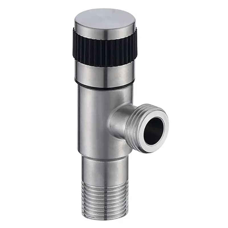 Vanne d'arrêt d'eau d'angle en acier inoxydable, arrêt quart de tour, évier HOToilet, cuisine, douche, immunisation, Chr15, 304