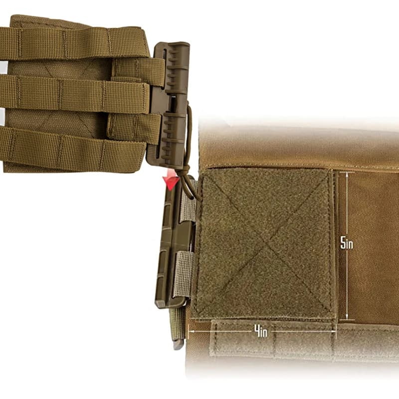 Kit de boucles de dégagement rapide pour gilet tactique Airsoft, 1 ou 2 pièces, accessoires pour gilet de chasse