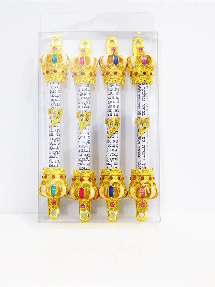 Étui Mezuzah, décoration de maison juive, ustensiles d'église Hanukkah, décor Menorah