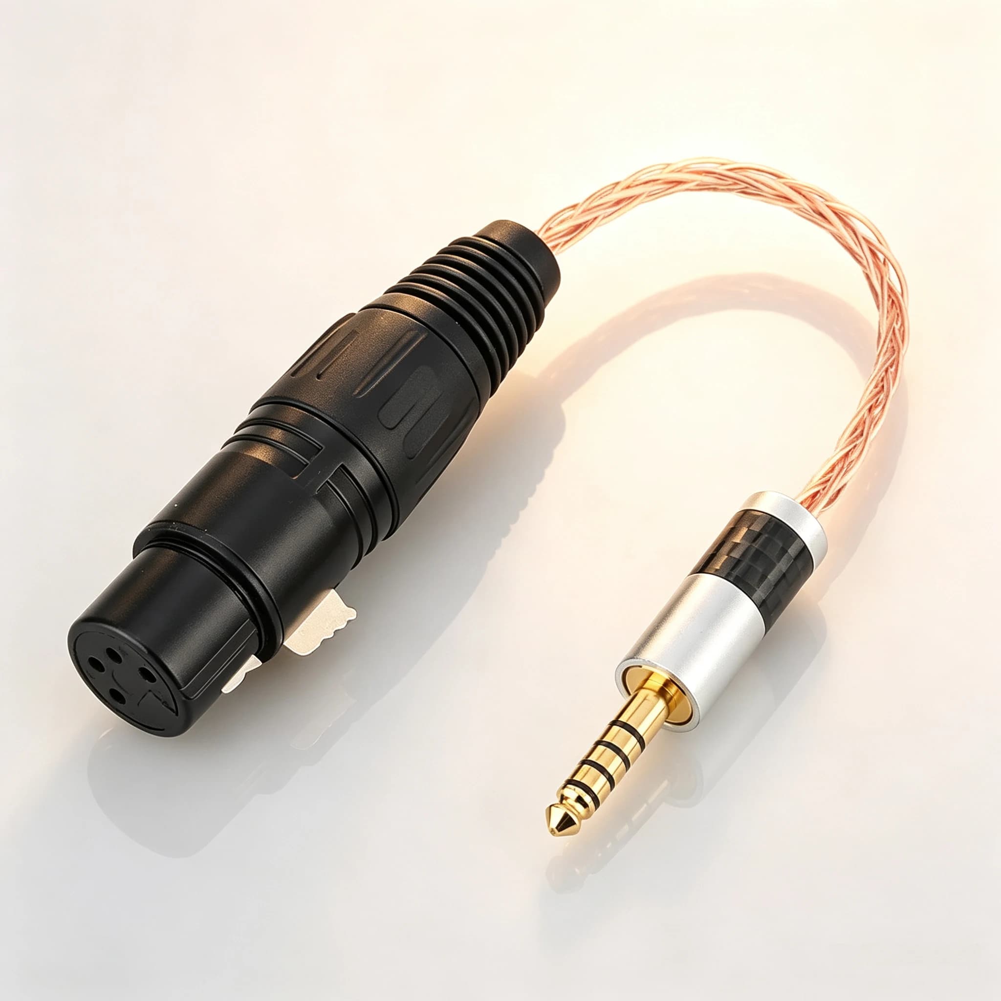 Audiocrast – câble adaptateur Audio TRS mâle vers XLR femelle à 4 broches, 4.4mm