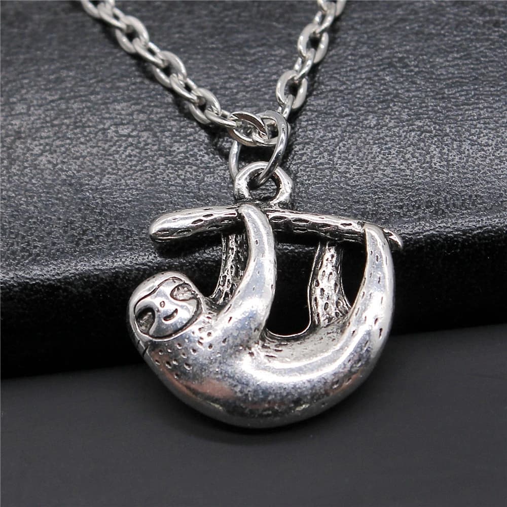 Collier à breloques antiques en argent pour femmes, 20x20mm, à la mode, cadeau de bijoux pour filles