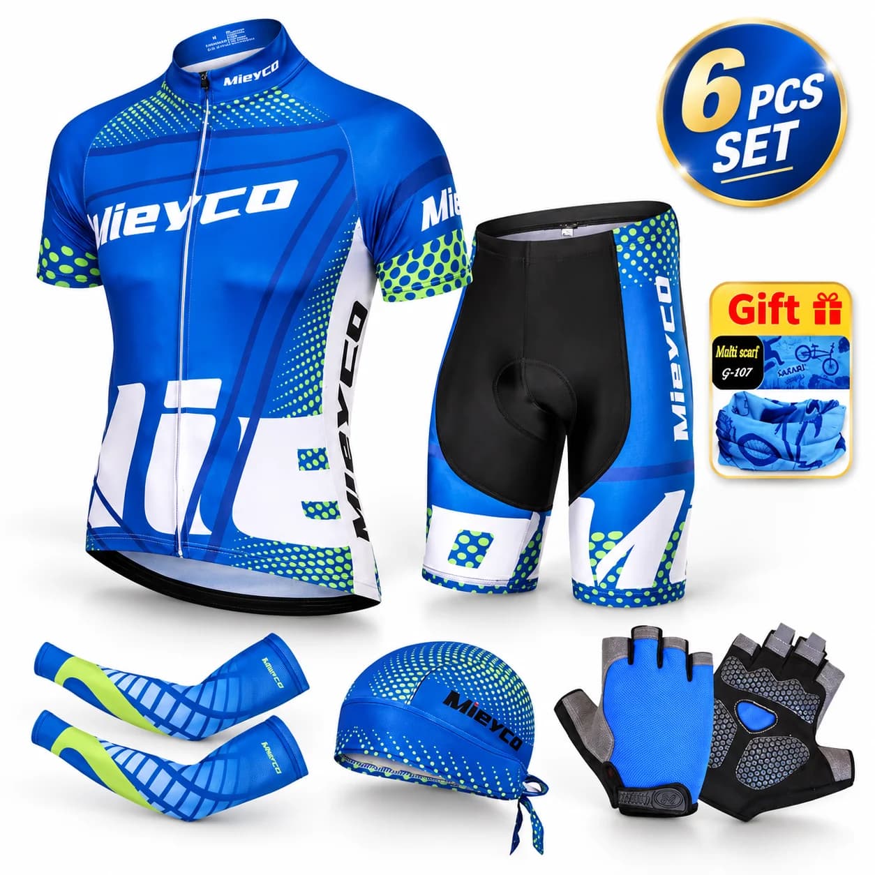 Ensemble de maillot de cyclisme respirant pour hommes, survêtement, Sport de course vtt, tenue de vélo, vêtements de vélo courts, été
