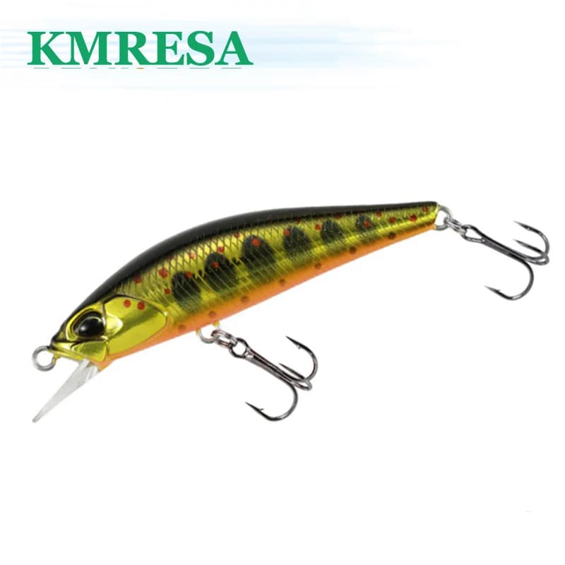KMRESA-Leurre méné rigide coulant de style japonais, appât Élidéal pour la pêche au bar, à la perche, au brochet ou à la truite, 50mm, 4g