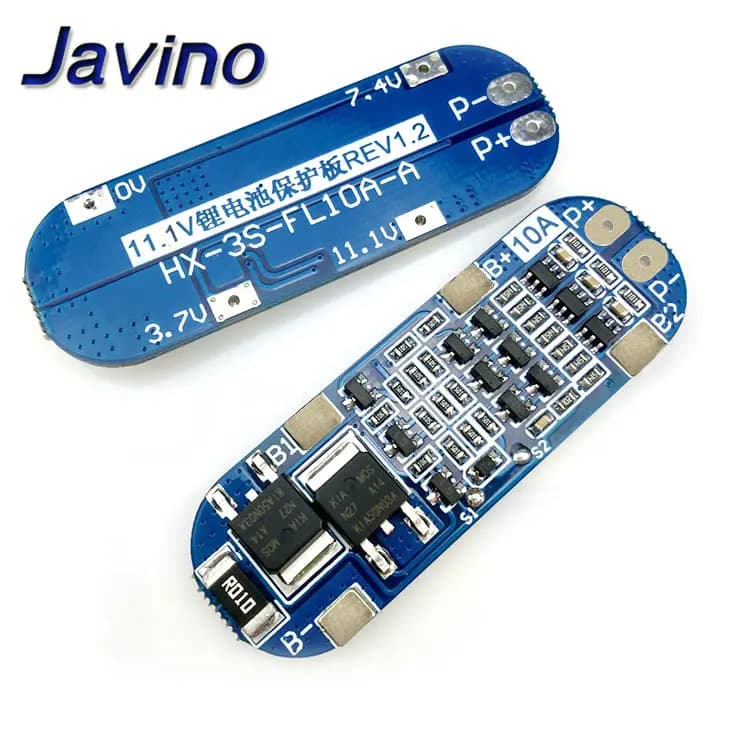 Carte de protection du chargeur de batterie au lithium, charge de la banque d'alimentation, BMS 3S Eddie ion, cellules PCB, 11.1V, 12V, 12.6V, 18650