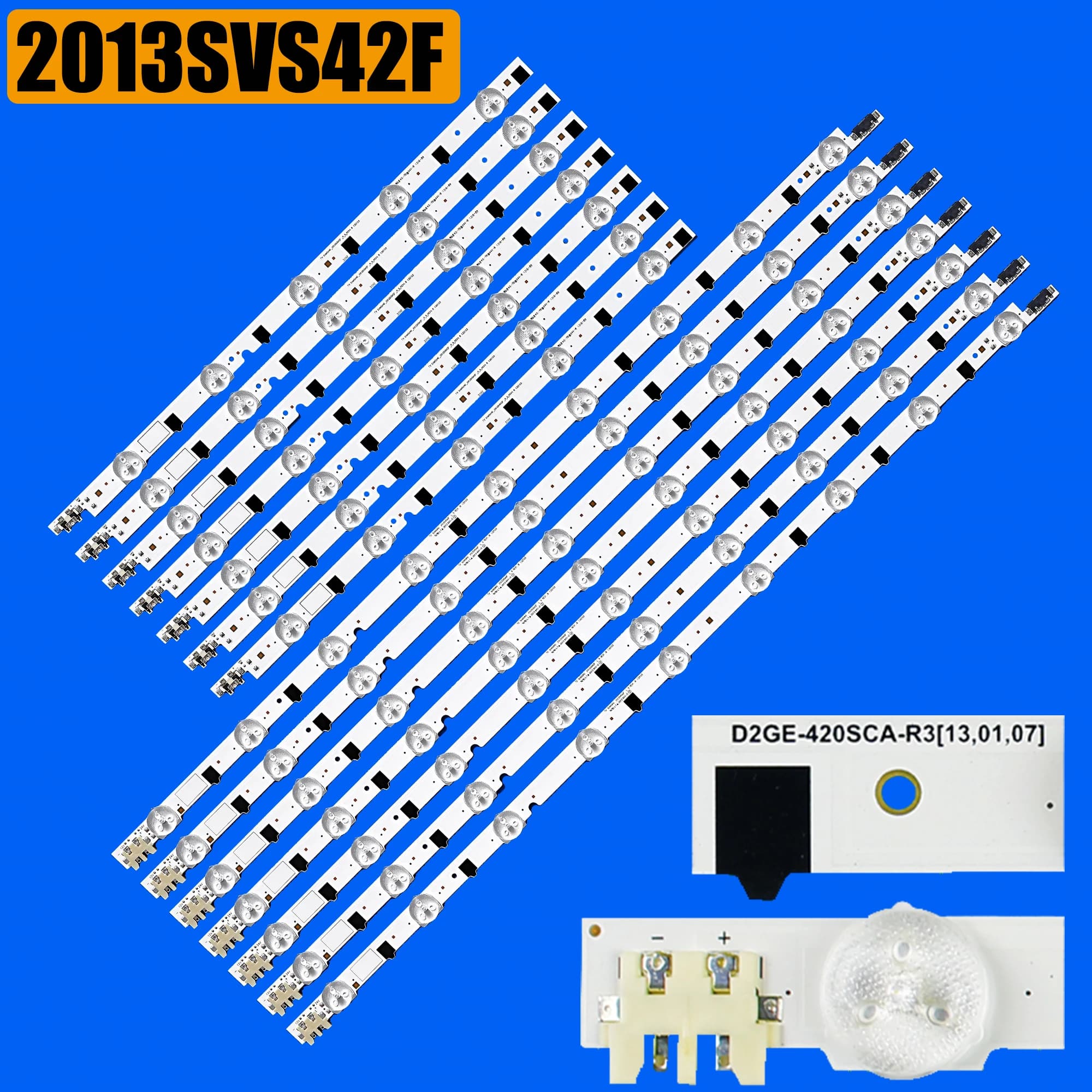 Bande de rétro-éclairage LED pour UE42F5000AW UE42F5005AK UE42F5020AK UE42F5070SS UE42F5300AK UE42F5370 D2GE-420SCA-R3 D2GE-420SCB-R3