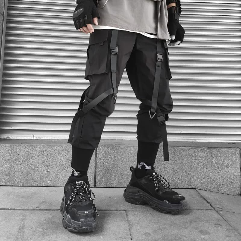 Pantalon Cargo Harajuku pour Homme, Streetwear, Jogging, Décontracté, Hip Hop, Punk, Vacances