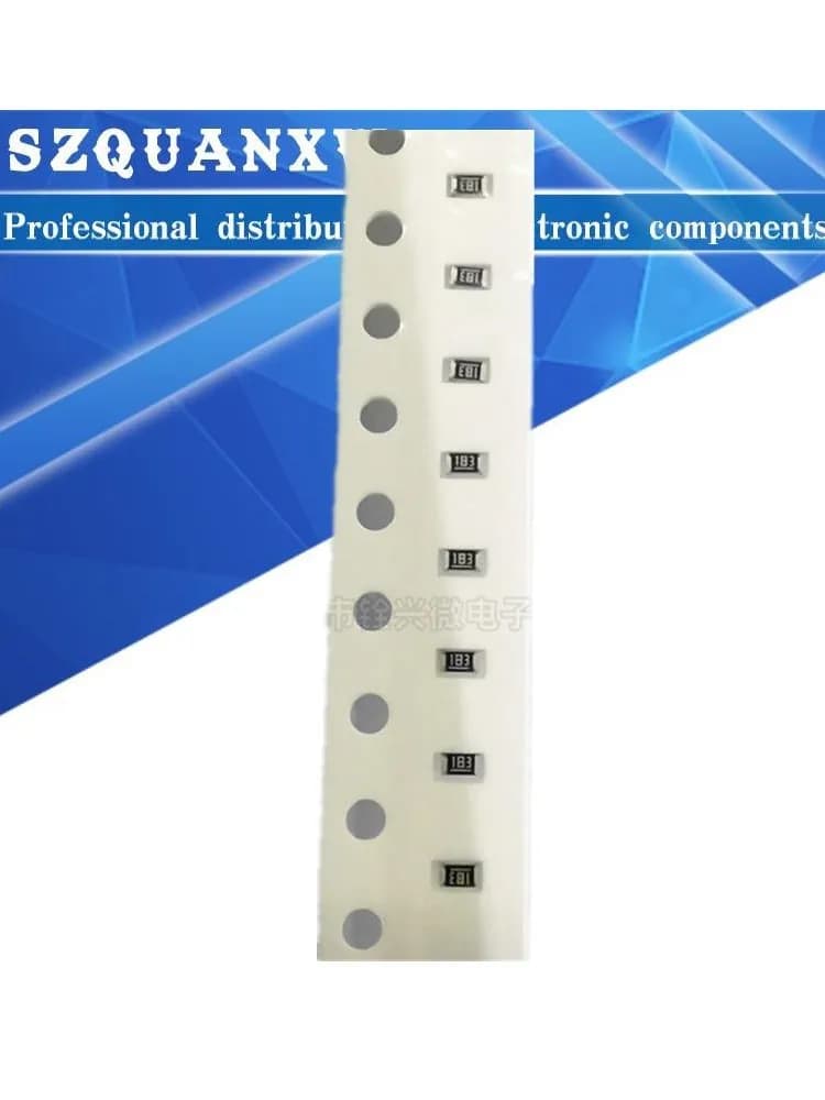 Résistance SMD 100 0603, 1% pièces, 1/10W 5.1R 4.3K 12.4K 95.3R 26.7K 41.2K 374K 30.1K 976K 604R 10.2K 402K 11.5K 7.5M 90.9K 5.49K ohm