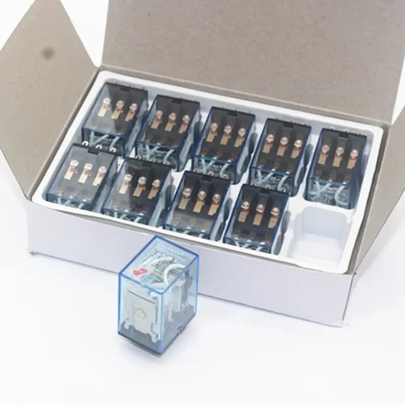 Bobine électromagnétique intermédiaire à usage général, micro mini citations, HH53P, MY3NJ, MY3, 11 broches, DC12V, DC24V, DC110V, AC220V, 10 pièces